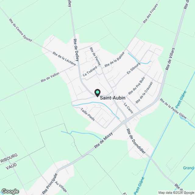 Magnifique appartement 4.5 pièces à Saint-Aubin - Karte