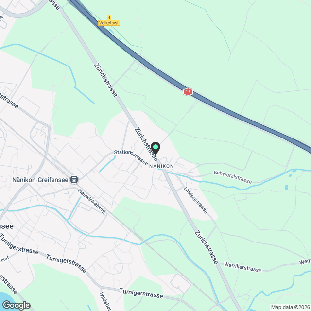 2 1/2 Zimmer-Wohnung in Nänikon-Uster - Karte