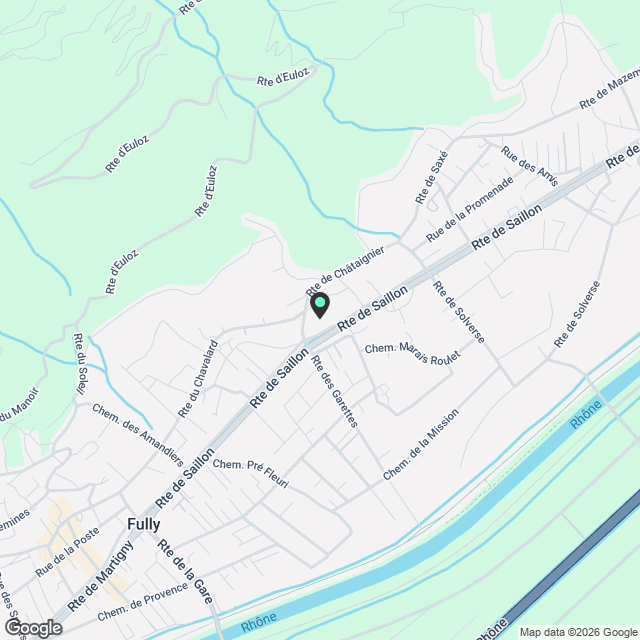 Appartement 4.5 pièces à Fully - Karte