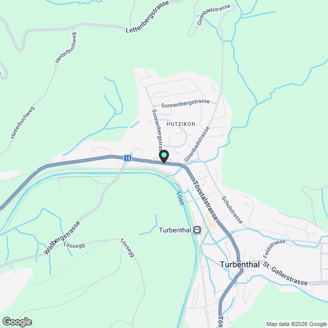 *** Zentral gelegene 4.5 Zimmerwohnung in Turbenthal zu vermieten *** - Karte