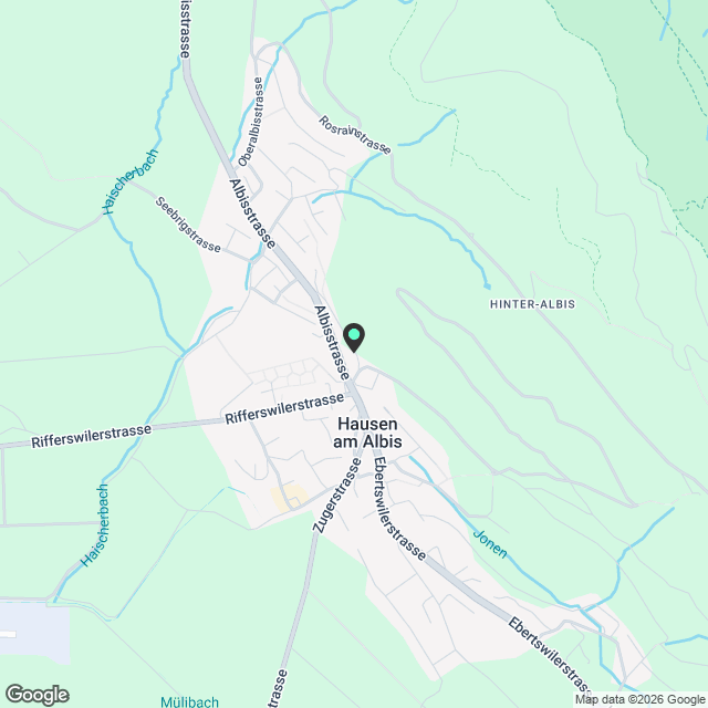Moderne 3.5-Zimmer-Dachwohnung mit Aussicht in Hausen am Albis - Karte