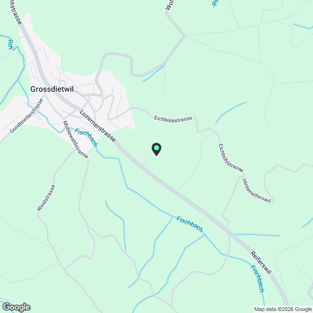 Moderne 3.5-Zimmer-Wohnung mit Balkon in Grossdietwil - Karte