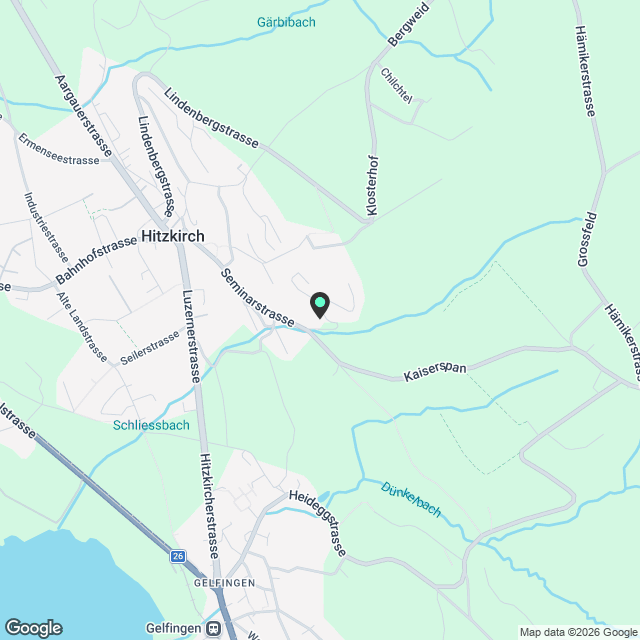 Moderne Terrassenwohnung mit Tiefgarage in Hitzkirch - Karte