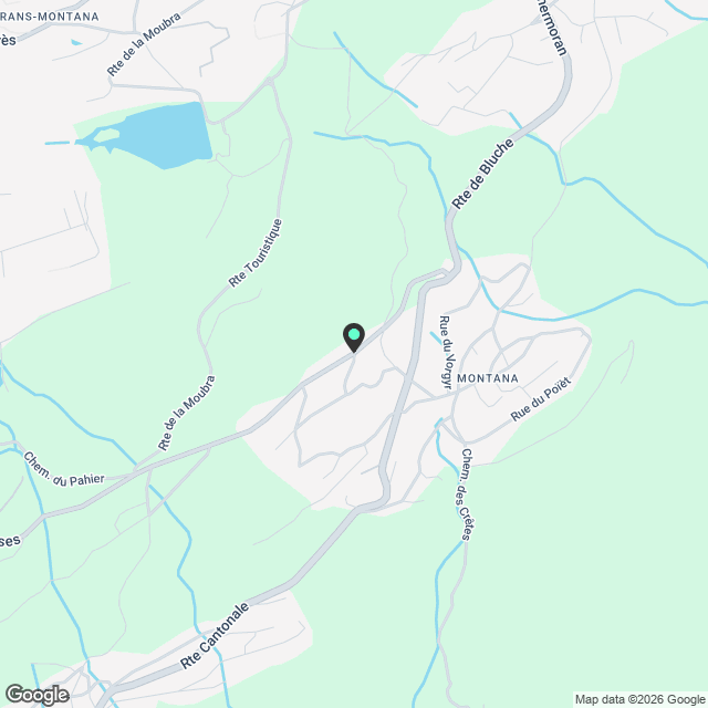 Magnifique appartement neuf 3.5 pièces à louer avec vue panoramique à Crans-Montana - Karte