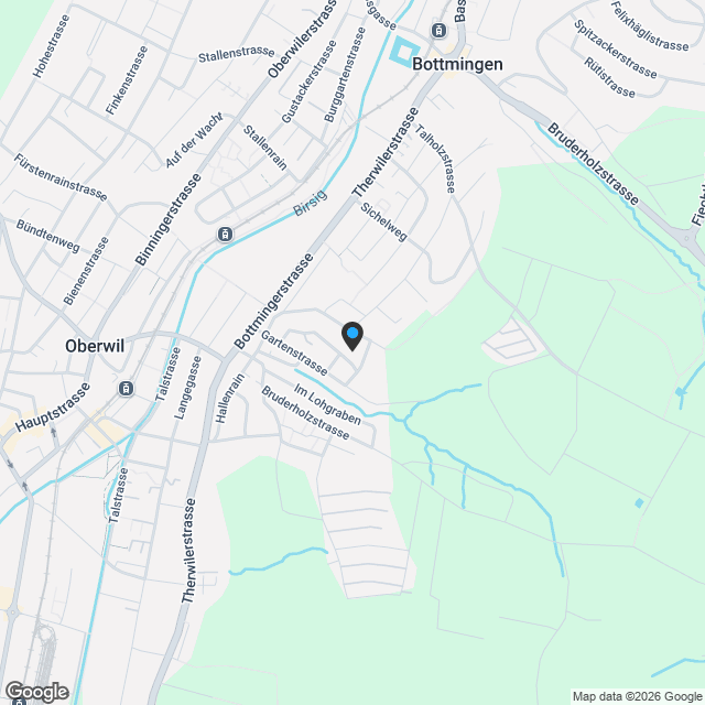 Eigentumswohnungen mit Aussicht in Oberwil (BL) - Karte