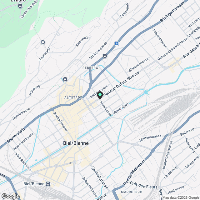 Sanierte 3.5-Zi-Whg mit Terrasse und Balkon - Karte