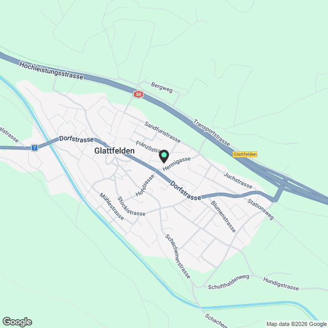 Helle 4,5-Zimmer-Wohnung mit Terrasse in Zweidlen mieten - Karte