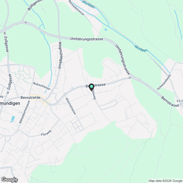 2.5 Zimmerwohnung in Ostermundigen - Veranda, Terrasse und Gartenplatz - Karte