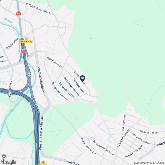 Erstbezug nach Kernsanierung - Moderne 3.5-Zimmer-Wohnung in Opfikon - Karte