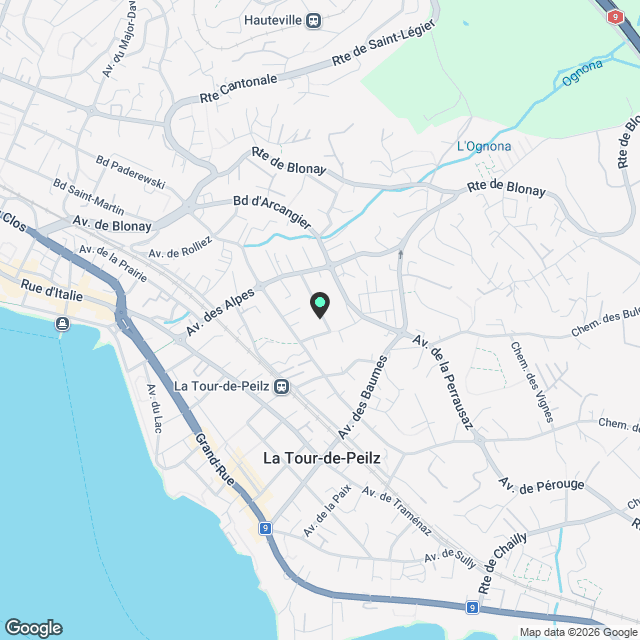 Magnifique appartement 3.5 pièces neuf  à La Tour-de-Peilz - Karte