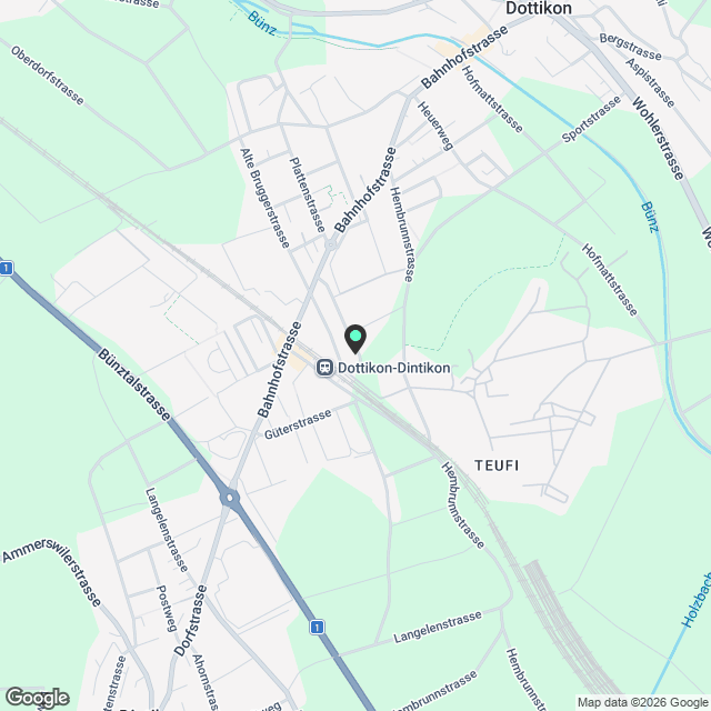 NEUBAU ERSTBEZUG: Zentral nahe Zug, Zürich, Aarau - Karte