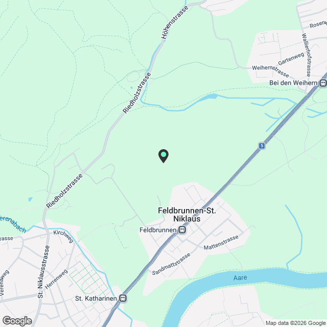 Moderne 2.5-Zimmer-Wohnung mit Terrasse in Feldbrunnen - Karte