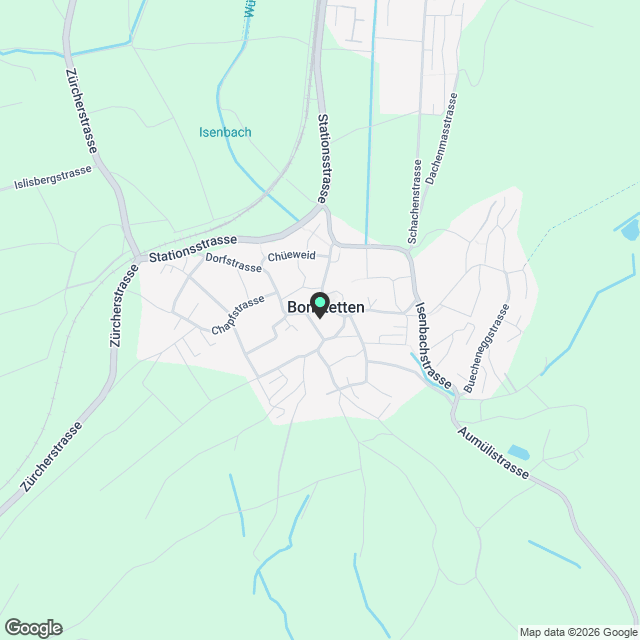Modernes 5.5-Zimmer-Einfamilienhaus in ruhiger Lage von Bonstetten - Karte