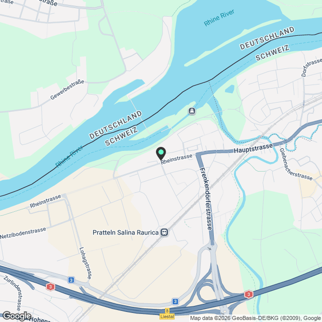 Exklusive 3.5-Zimmer-Attikawohnung im Erstbezug mit Rheinblick - Karte