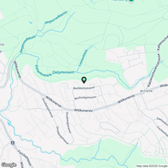 Neubauwohnung im Herzen von Witikon - Karte