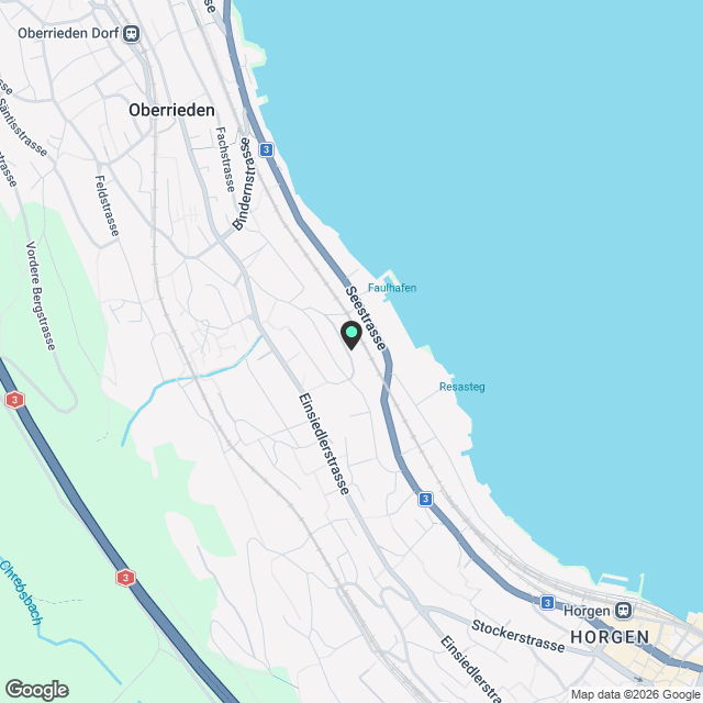 Luxuriöse 2.5 Zi-Einliegerwohnung in Horgen - Karte
