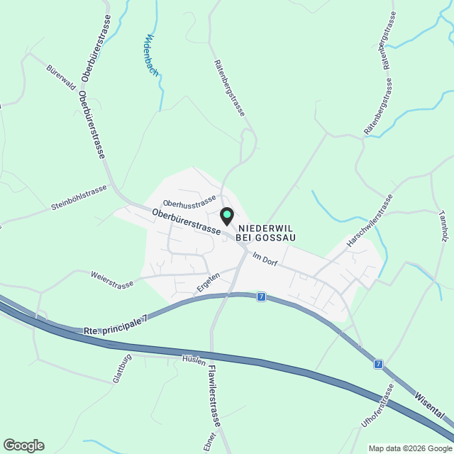 Exklusive 3.5 Zimmer-Wohnung im 1. OG zu vermieten - Karte