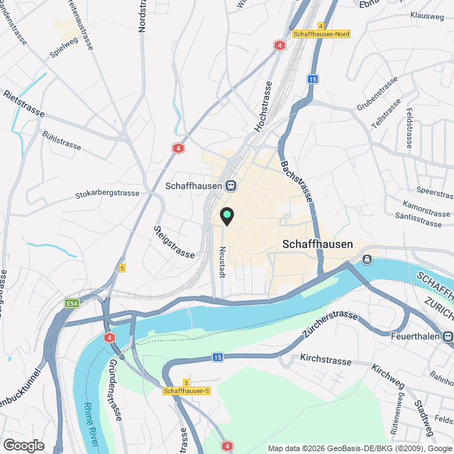 3Min. vom Bahnhof, 1.5 Zimmer Möbliert in der Altstadt - Karte