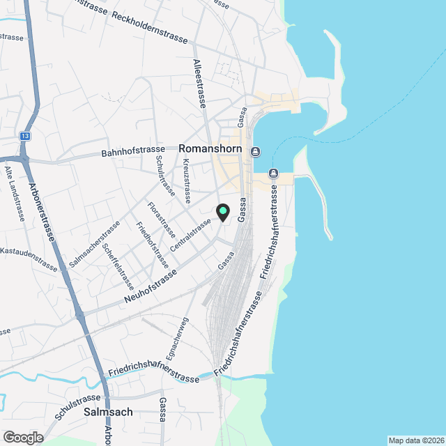 Moderne 1.5 Zimmer Wohnung an zentraler Lage in Romanshorn - Karte
