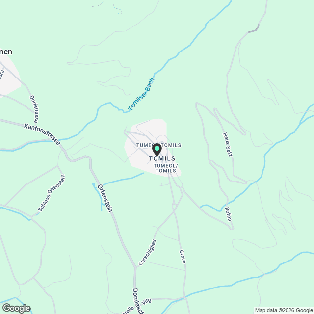 Moderne 4.5 Zimmer-Wohnung in Tomils - Karte