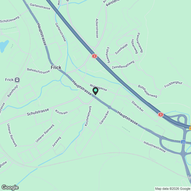 Modernes Wohnen im alten Bauernhaus in Frick - Karte