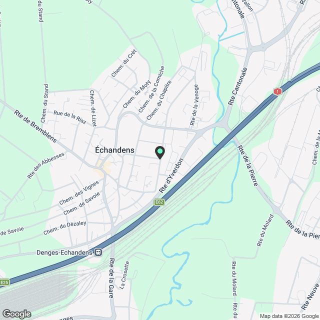 2.5 pièces neuf de standing avec jardin - Karte