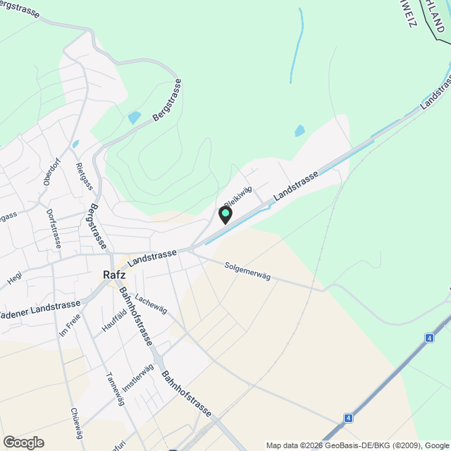 Rafz (8197-ZH) - Hochwertige, moderne Wohnung, neu gebaut, direkt vom Eigentümer - Karte