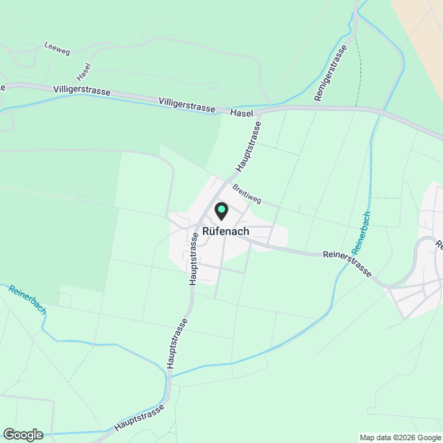 Grosszügige 5.5-Zimmer-Wohnung in Rüfenach AG - Karte