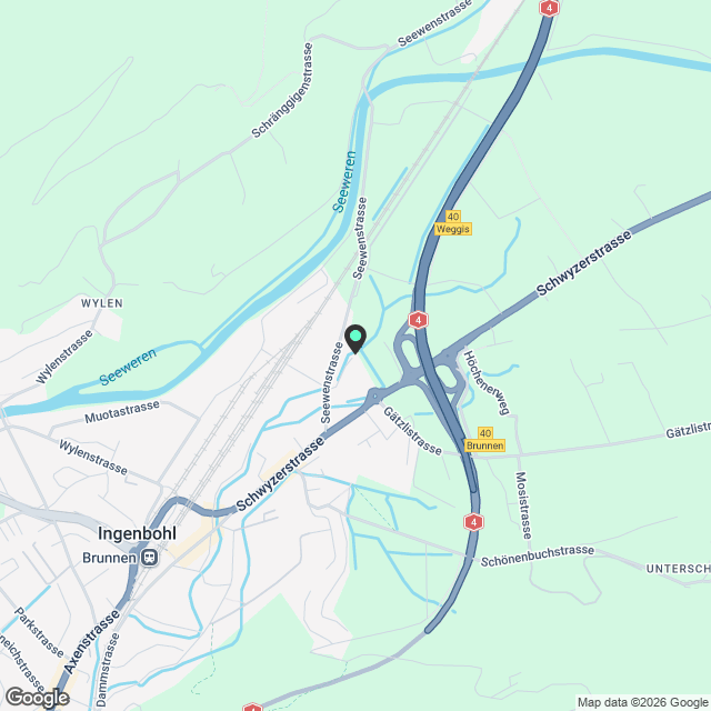 Historische 5.5-Zimmer Wohnung / Büroräume in Seewen SZ - Karte