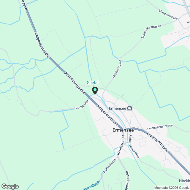 3.5-Zimmer Neubau Dachwohnung Balkon Ermensee | Hitzkirch - Karte