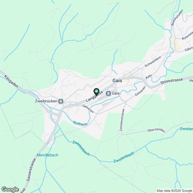 4.5-Zi. Wohnung mit Säntisblick in Gais - Karte