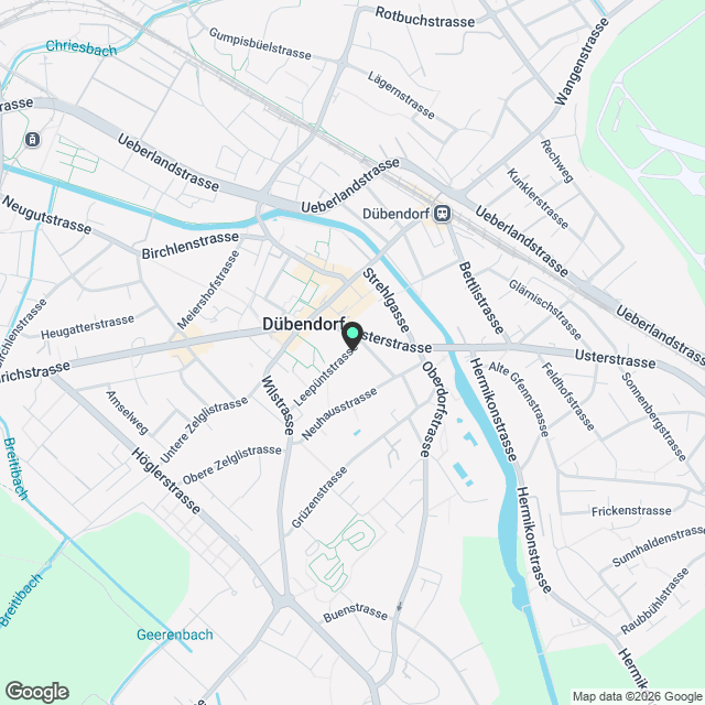 3.5 Zimmerwohnung in Dübendorf - Karte