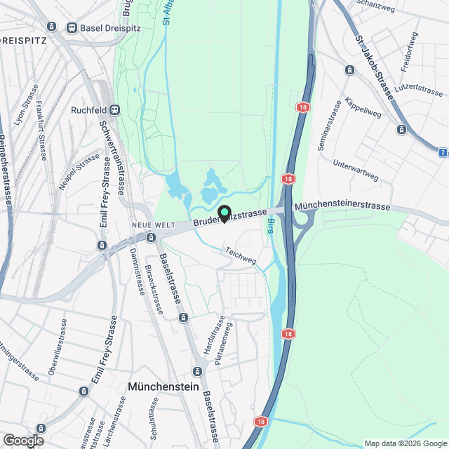 Wohnen auf dem alten Läckerlihuus-Areal - Karte