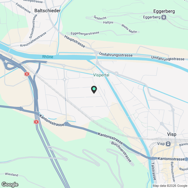 3 ½ Zimmer-Wohnung in Visp mieten - Karte