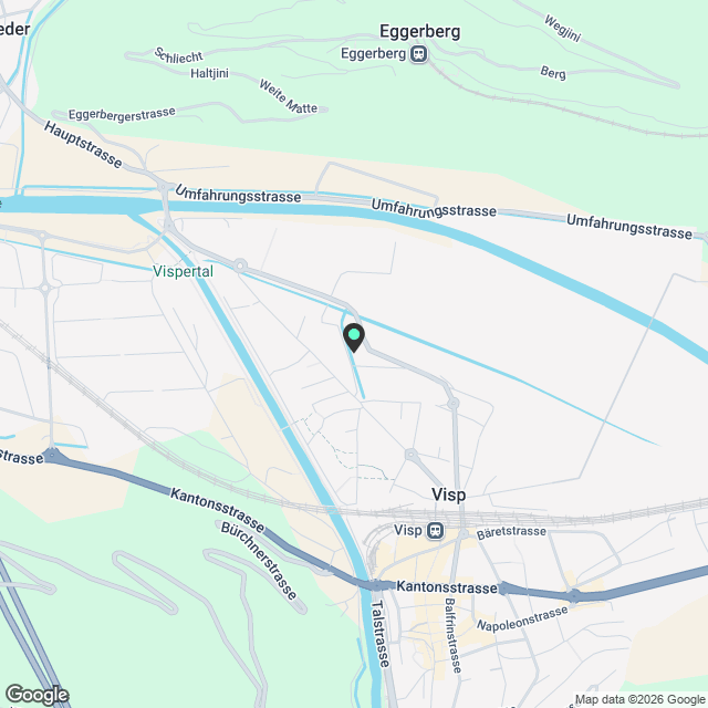 3 ½ Zimmer-Neubauwohnung in Visp mieten - Karte