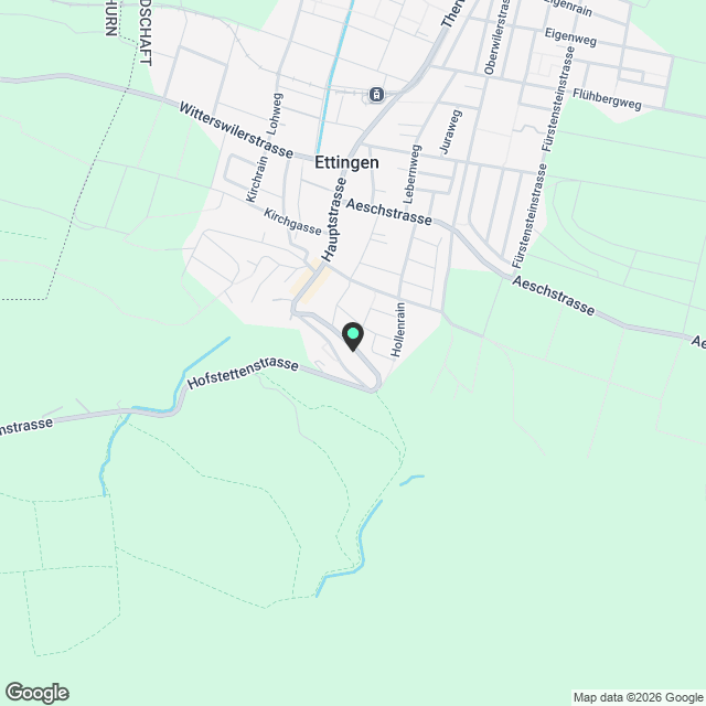 Moderne 4.5-Zimmer-Neubau-Wohnung in ruhiger Lage von Ettingen - Karte