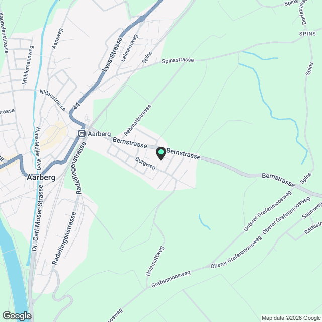 Moderne 1½-Zimmerwohnung Erdgeschoss - Karte