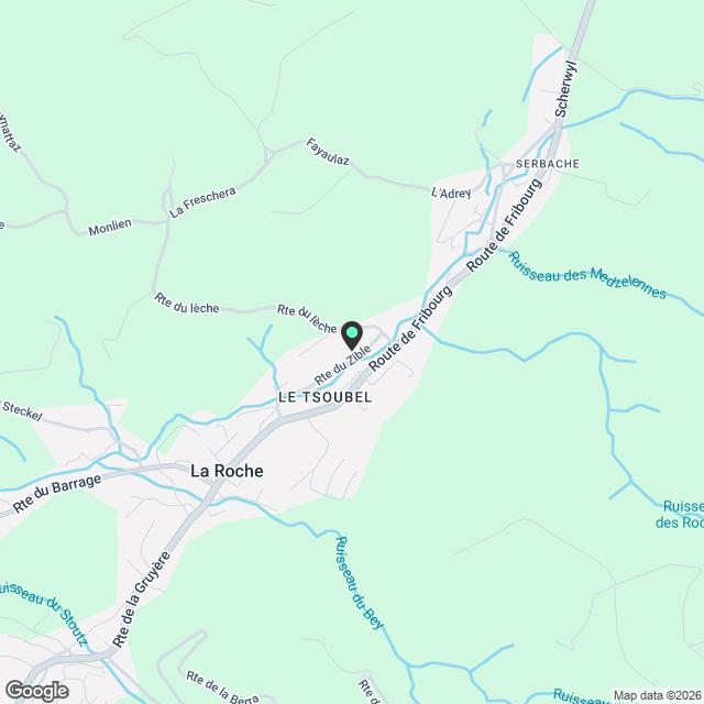 Magnifique appartement de 3,5 pièces à La Roche FR - Karte