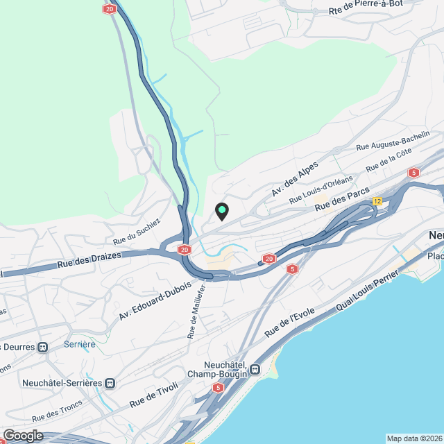 Magnifique appartement de 3,5 pièces avec grand balcon - Karte