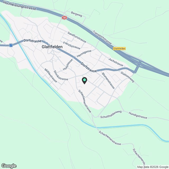 Moderne 2.5-Zimmer-Wohnung mit Loggia in Glattfelden - Karte