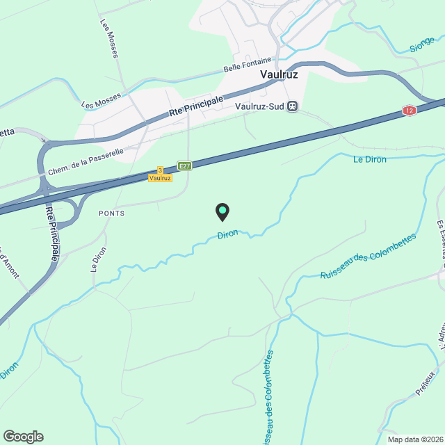 DERNIER LOT - VAULRUZ -  4 ½ PIECES NEUF - JARDIN 92m² - Karte