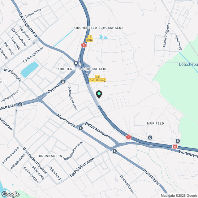 Schöne 3.5-Z-Wohnung mit Tiefgarage und grossem Balkon - Karte