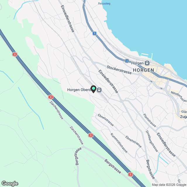 Moderne 2.5-Zimmer-Dachwohnung mit Seeblick in Horgen - Karte