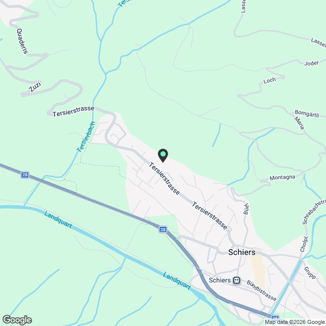 Erstvermietung | Minergie-Neubau mit grosser Terrasse | 4.5 Zi EG in Schiers - Karte