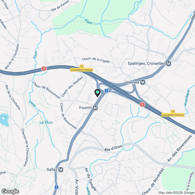 Grand 2,5 pièces de 70 m² avec jardin privatif et parking souterrain - Karte