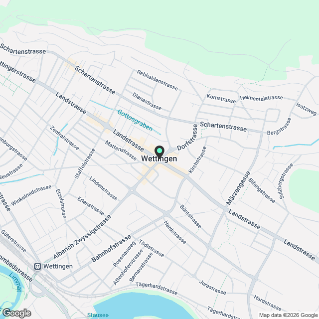 Ankündigung 3.5-Zimmer-Mietwohnung in Wettingen - Karte