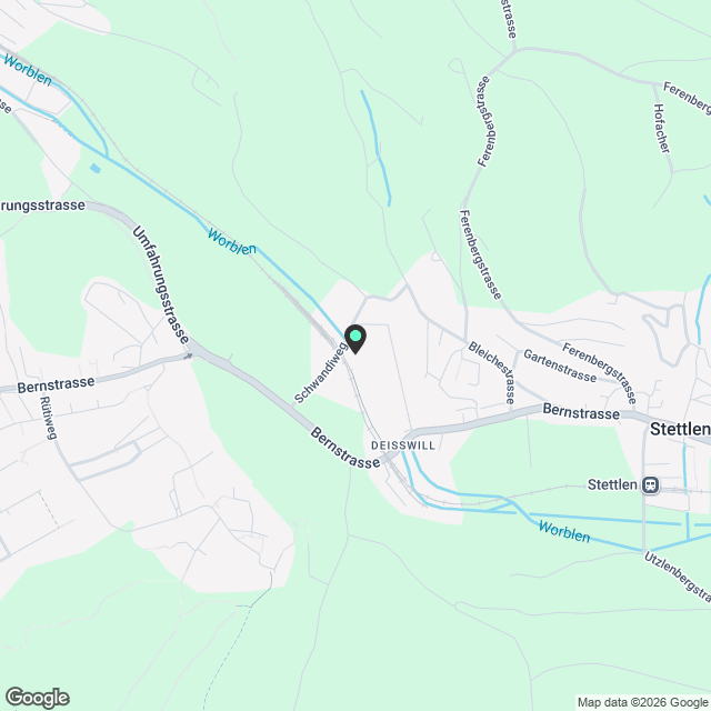 Moderne 3.5-Zimmer-Wohnung mit grosszügigem Reduit (11m²) - Karte