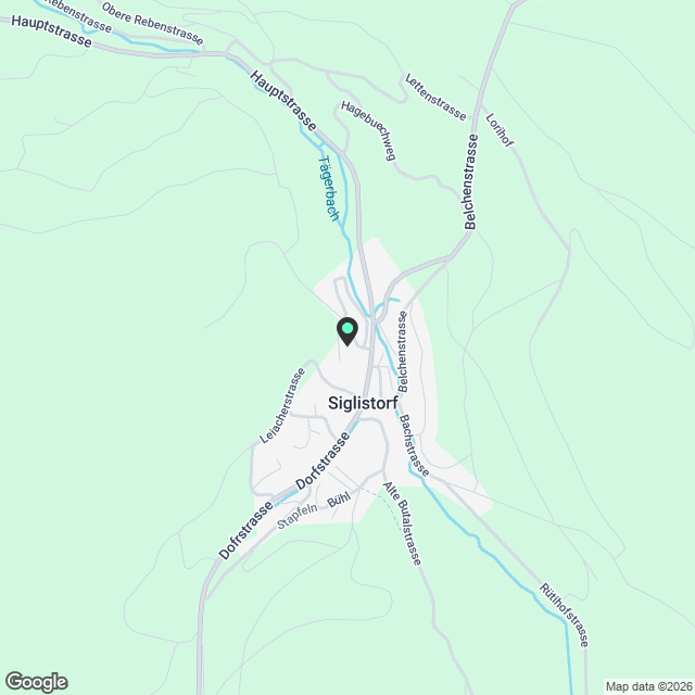 Moderne 4.5-Zimmer-Neubau-Wohnung mit Balkon und zwei Tiefgaragenplätzen in Siglistorf - Karte