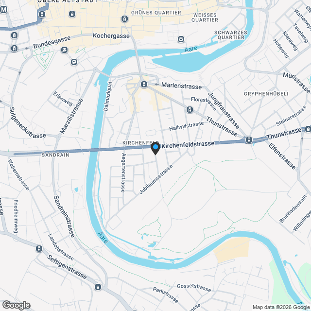 2 ½ Zi Gartenresidenz im Flugbrunnenareal Bolligen - Karte