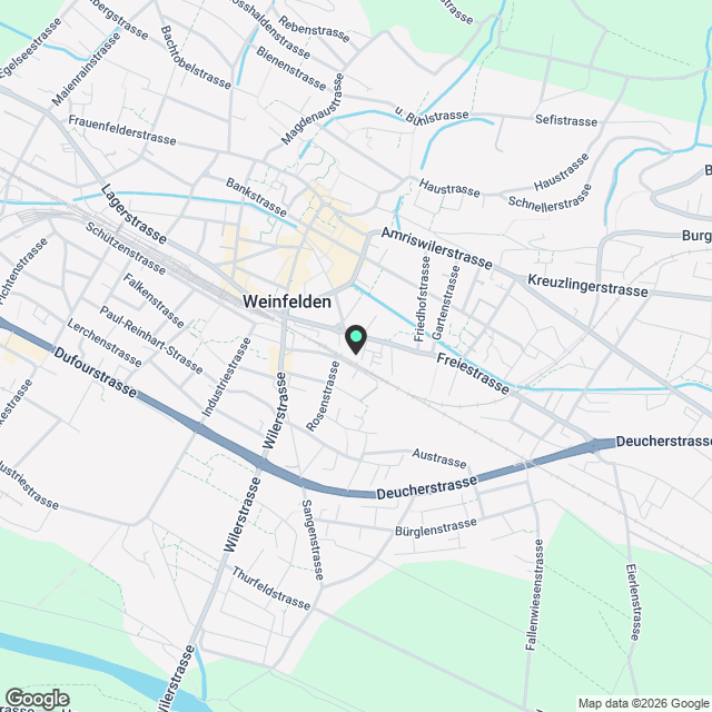 Moderne 2.5-Zimmer-Neubau-Wohnung in zentraler Lage Weinfelden - Karte
